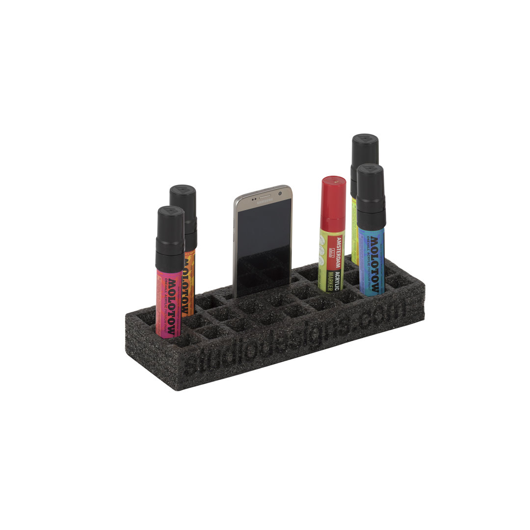 Craver Polyethylene Plastic Desk Organizer Set (Set of 2) Inbox Zero