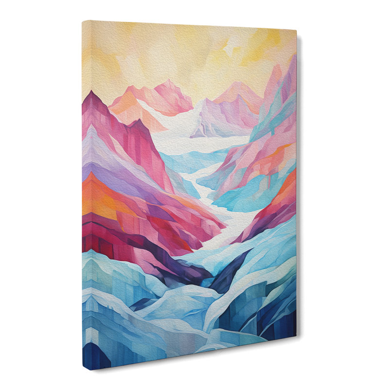 Glacier Colour Field - Rectangle Print, 50cm H x 35cm W x 3cm D