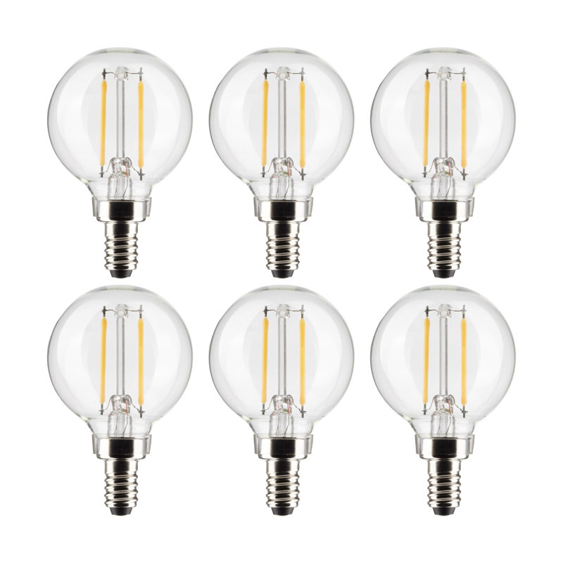 3 W, ampoule DEL à intensité variable G16,5, blanc chaud, 4000 K