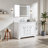48'' Free Standing Single Bathroom Vanity with Engineered Marble Top