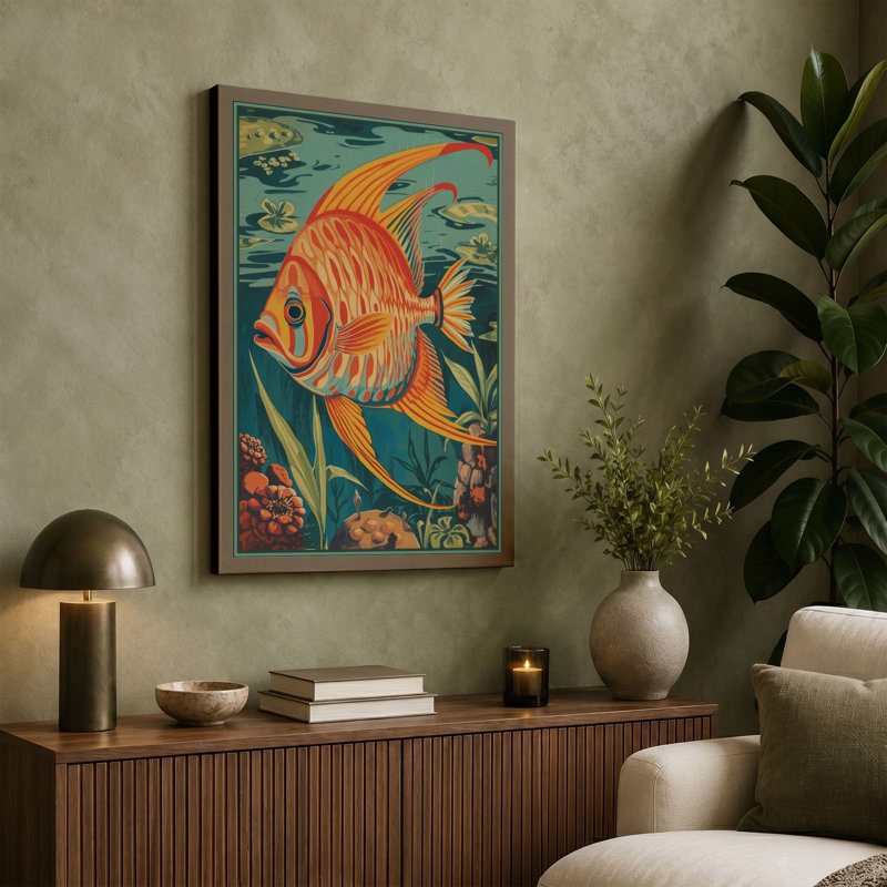 Print, 24x16 - 61.0 x 40.6 cm, Ochre Border