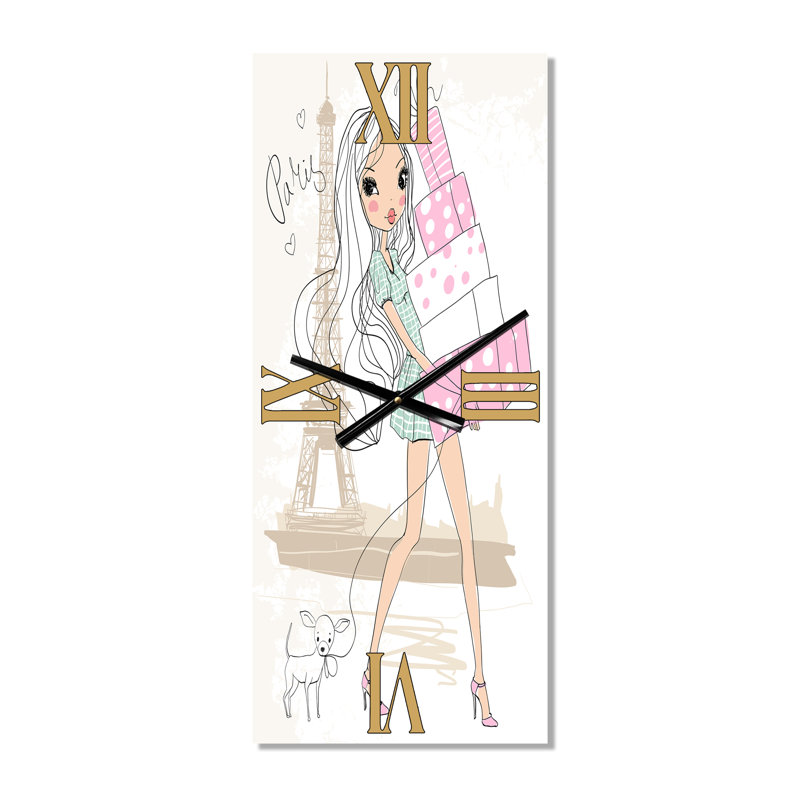 Horloge murale Shabby Elegance, Grand