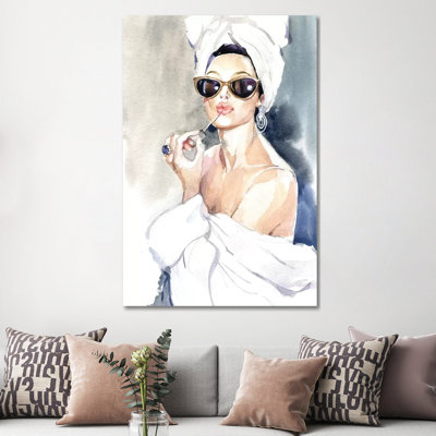 " Before the Mirror " Graphic Art Print