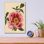 Art mural en verre acrylique épique «Paeonia Montan» par Art Licensing Studio, 12 po x 16 po
