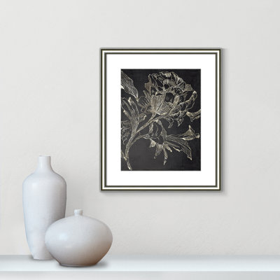 «Clarendon Golden Flower Folklore I» par Asia Jensen, reproduction de cadre photo