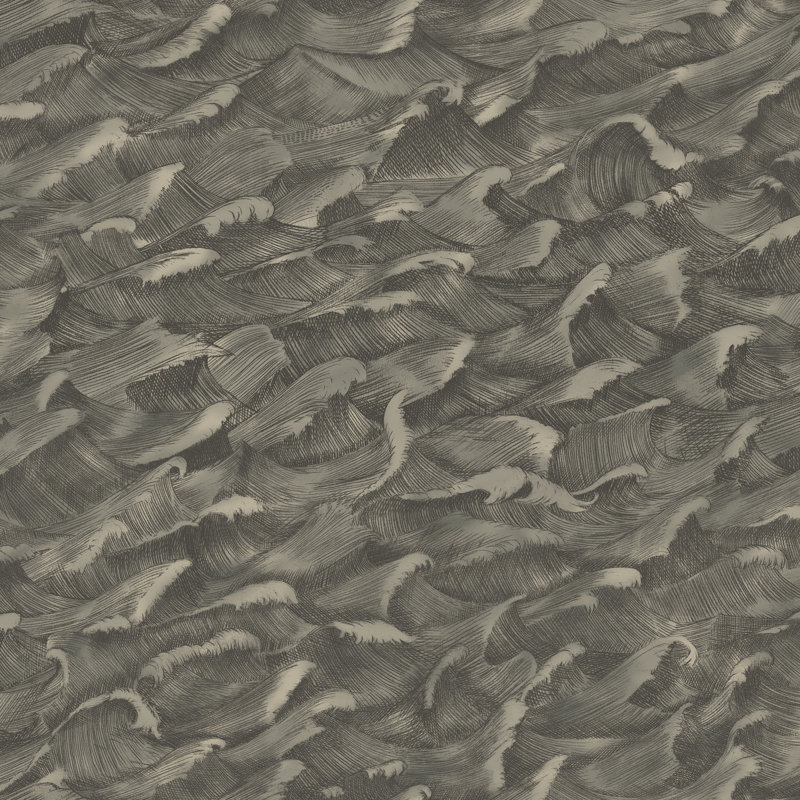 Whimsical Columbus Abstract Wallpaper Roll, Gilver