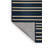 Washable Midnight Blue Cream Striped Area Rug-1557789669