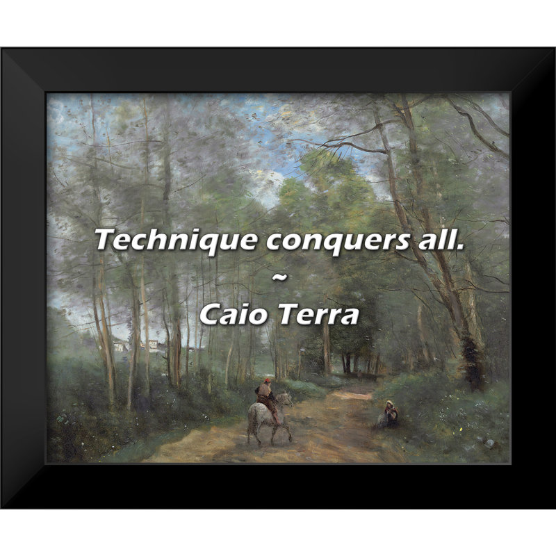 Caio Terra Quote: Technique conquers all.