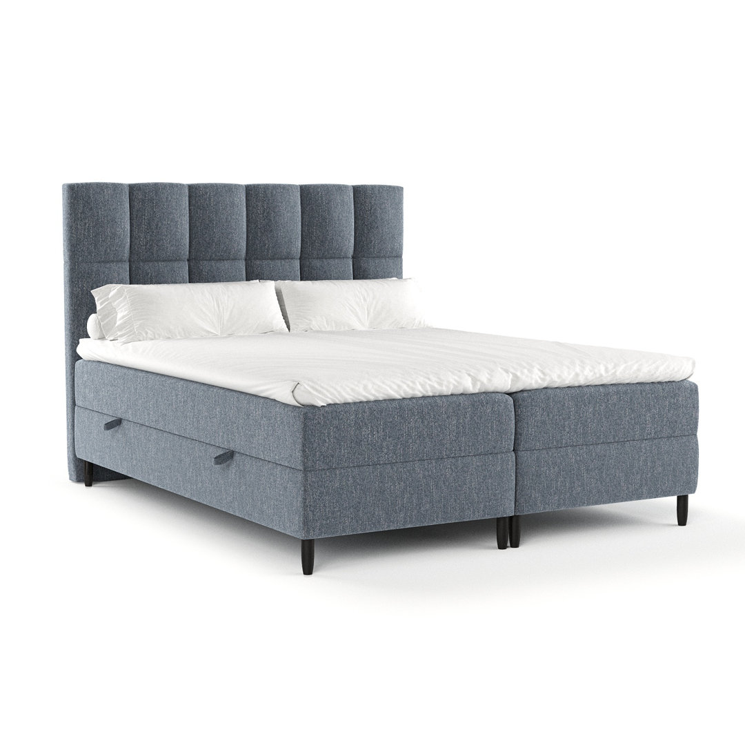 Hochwertiges Boxspringbett Anabelle mit Taschenmatratze