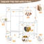112.15cm Rolling Clothing Rack-1653387623