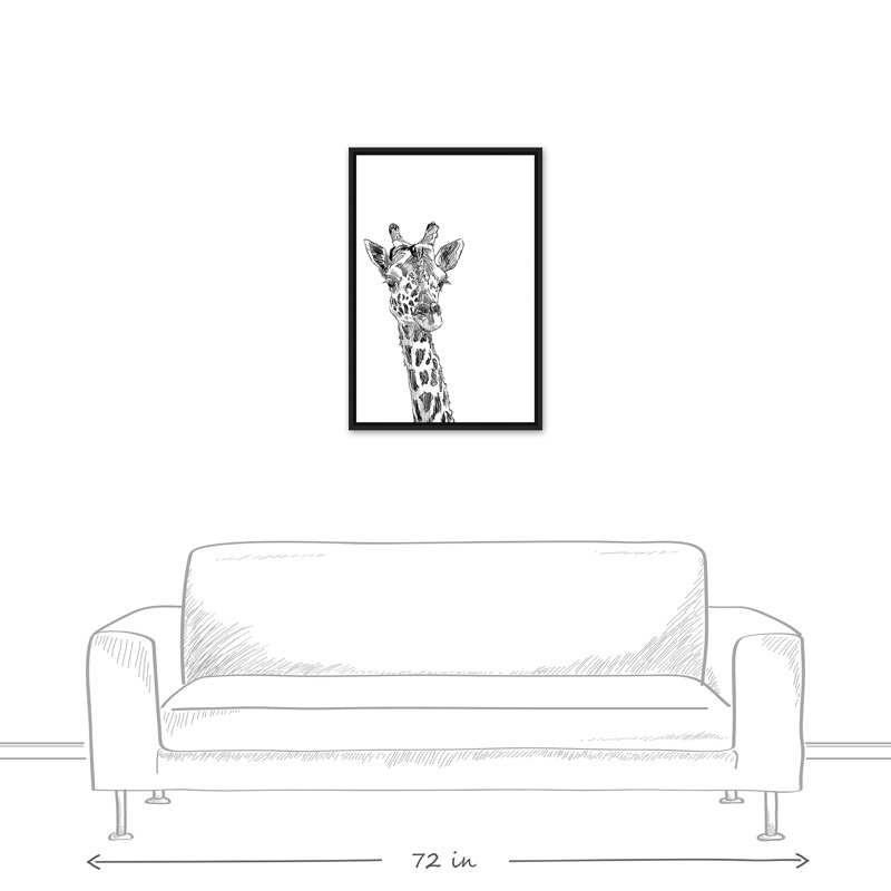 " Giraffe Sketch "