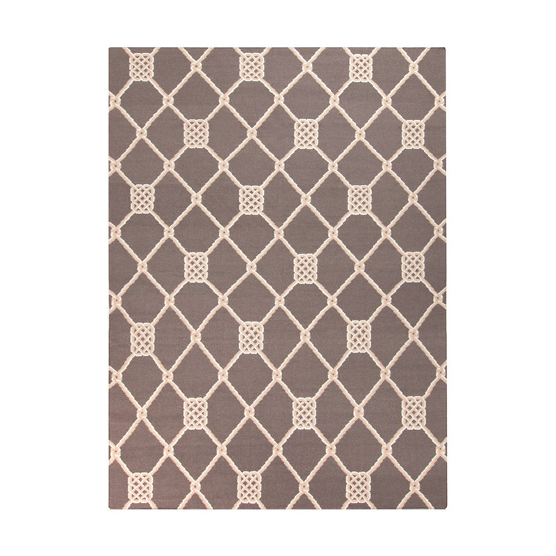 Wool Geometric Indoor Rug, Rectangle 2' x 3'
