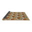 Tapis brun à motif/orange/beige Hans-865969704