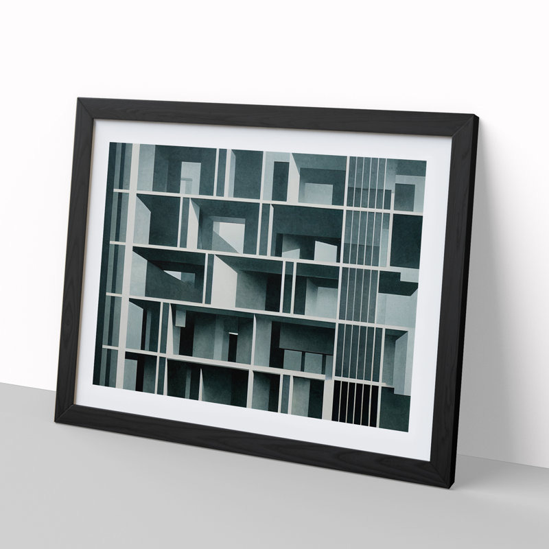 Architecture - Framed Print, Black Framed, 46cm H x 64cm W