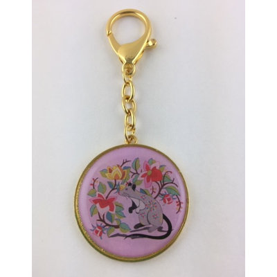 Amulette «Animal Sign Wish» - Porte-clés rat
