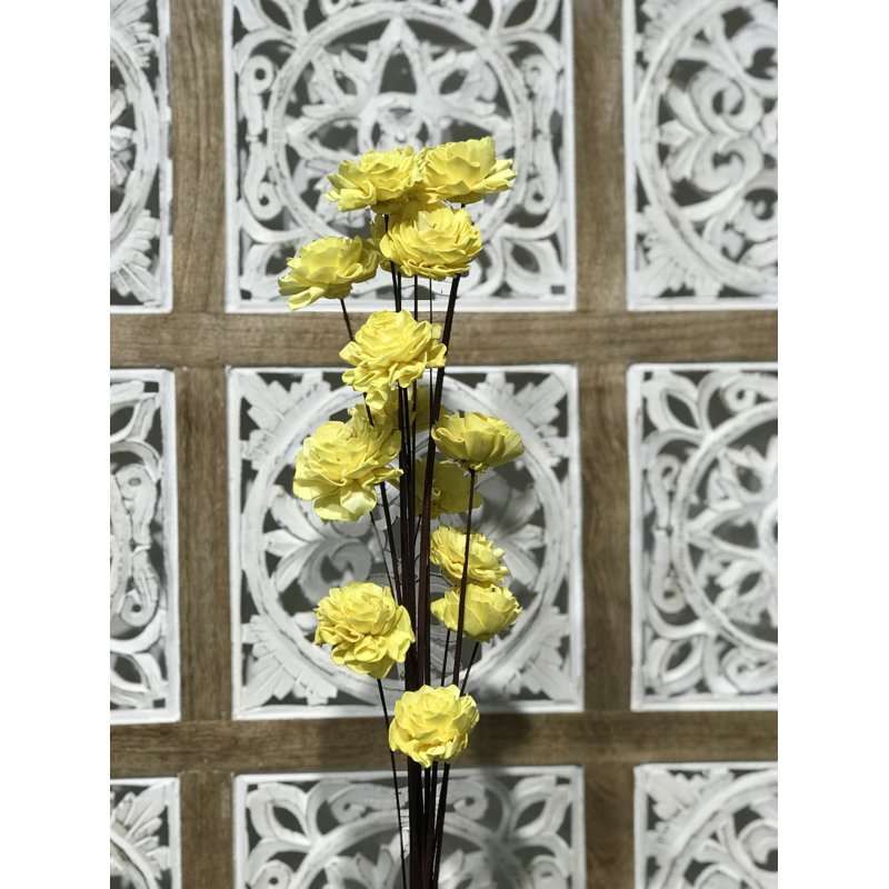 28 " in Faux Floral, Yellow
