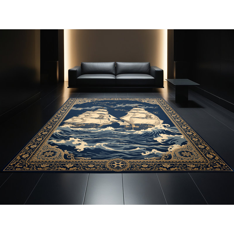 Tapis oriental gris délavé à la machine Barnesville, 5 x 7