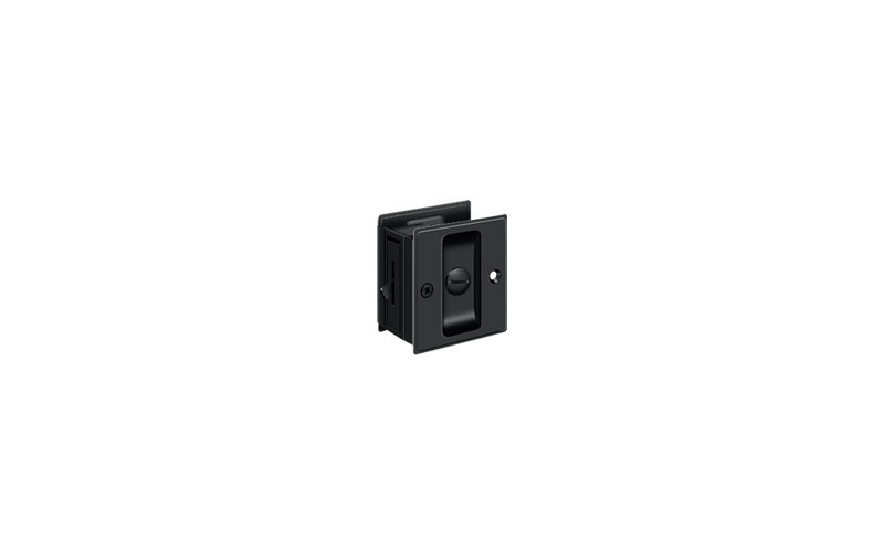 Brass Pocket Door Hardware, Black