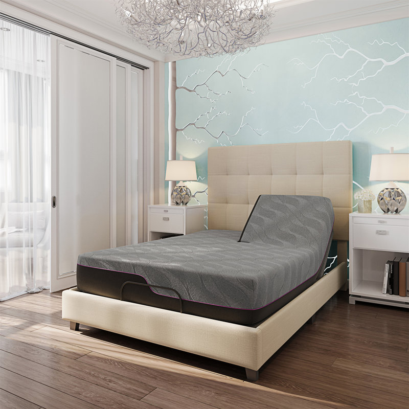 Vefa 11 Inch Renew Flex Head Latex Foam Mattress And Adjustable Base Bundle