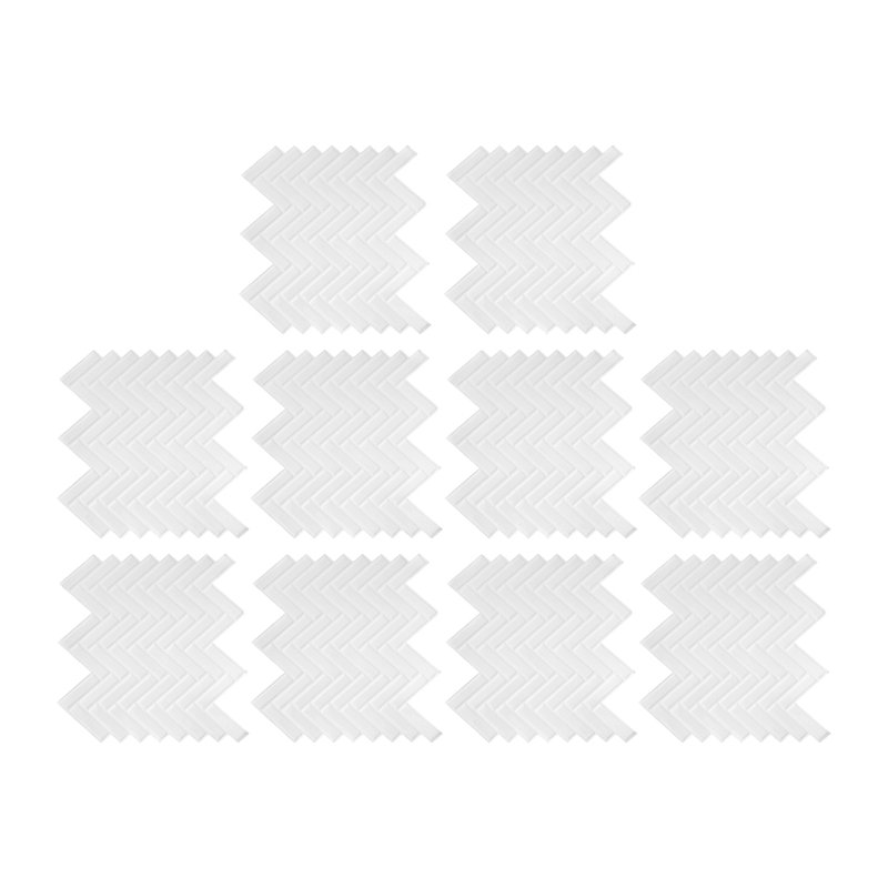 30.5 x 30.5 cm PET/PU Tile , White