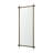 Rusin Is A Rectangular Mirror With A Textured Metal Cross Frame In A Brushed Gold Finish.-118602983
