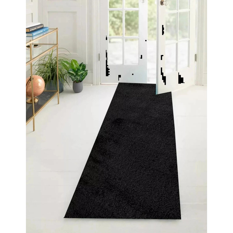 Solid Colour Shag Area Rug, Rectangle 120 x 170cm
