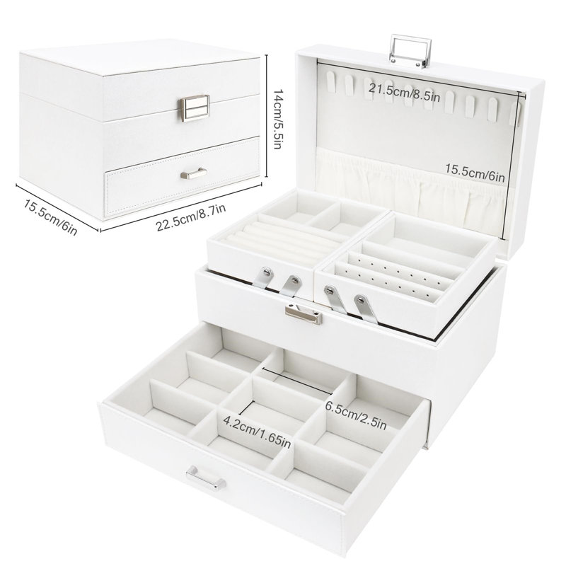 Rumfelt Jewellery Box, White