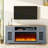 TV Stand with fireplace-1150213976