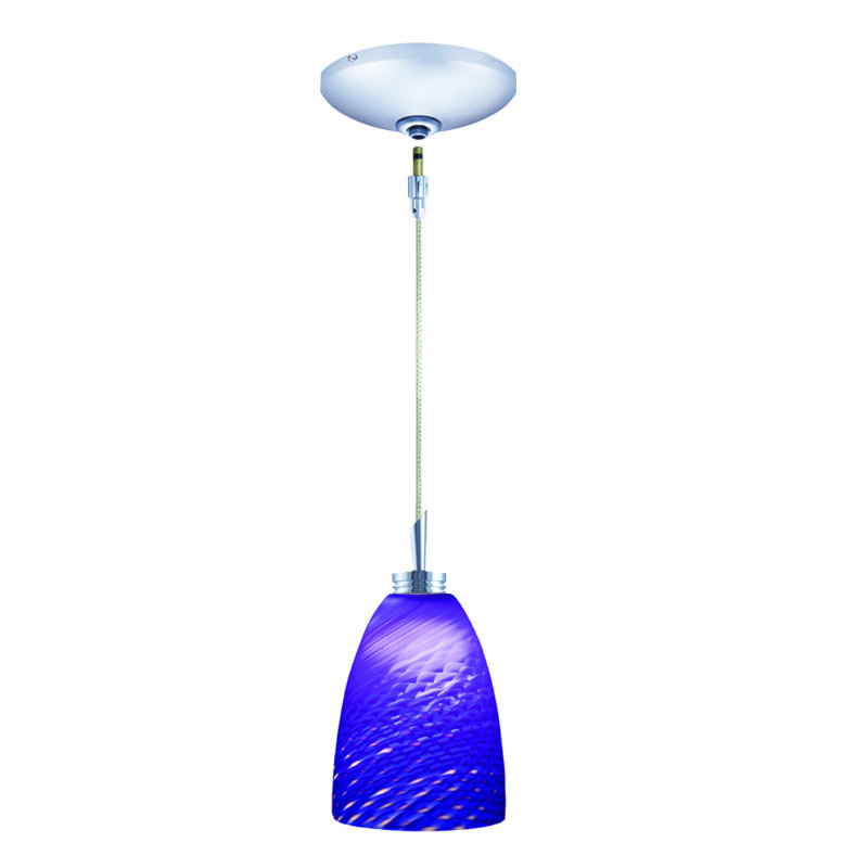 1 - Light Single Pendant, Chrome