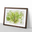 Lines of the Leaf Watercolour - Framed Print-56738689-56738691