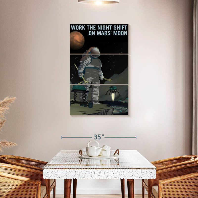 «Oberle Mars Explorers Wanted», affiche VI, H 45 po x l 28 po