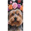 Serviette de plage en microfibre à séchage rapide Yorkie, 36 x 72 po