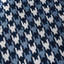 Fauteuil club Colin, coussin décoratif, polyester pied-de-poule gris bleu