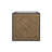Square End Table with Parquet Top