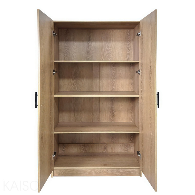 Armoire de rangement polyvalente en chêne