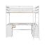 Lit mezzanine double avec bureau en U, tiroirs et tablettes de rangement-6320355-175475