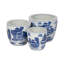 Ensemble de pots à fleurs en grès cérame Elegant-557620149