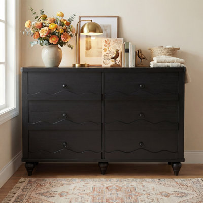 Abson 43.3" Dresser with Wood Drawers