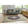 Antik Nain Tufted Dark Blue/Cream Rug