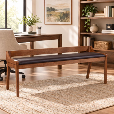 Banc en simili cuir Aybri