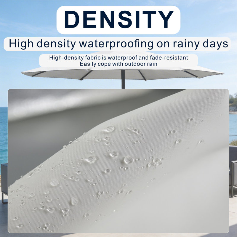 PAU 294cm Market Parasol, Beige