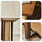 Modern Nut-Brown Rectangular Solid Wood Dining Table-122910179
