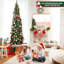 210cm H Lighted Artificial Christmas Tree