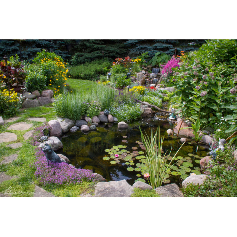 Revêtement pour étang à poissons de 45 mil EPDM, 10 x 12