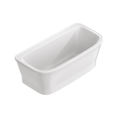 Aspirations 68'' x 34'' Soaking Vitreous China Bathtub