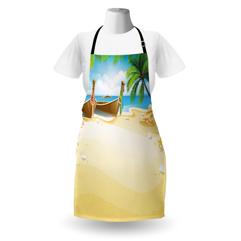 No Pattern Bib Apron