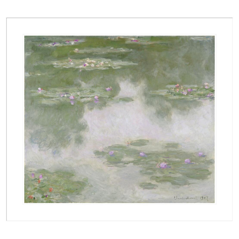 «Nympheas Water Landscape» par Claude Monet, impression giclée sur cadre, H 33,5 po x l 37,09 po