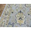 Tapis de couloir en laine noué à la main bleu ciel en Tapis décoratif laine noué à la main de conception unique 2 pi 6 po x 15 pi 2 po Corentin