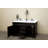 Halliday 60'' Double Bathroom Vanity with Marble Top-23978256