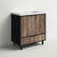 Meuble-lavabo autoportant en marbre de culture l 30 po x P 21 po x H 35 po London